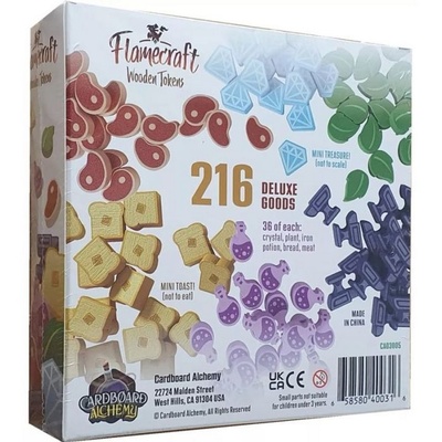 Flamecraft - Wooden Tokens