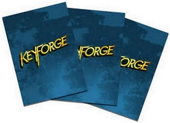 40 Sleeves KEYFORGE BLUE LOGO Bustine Protettive