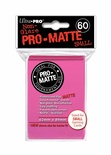 60 Deck Protector Sleeves Ultra Pro YuGiOh PRO MATTE SMALL BRIGHT PINK  Bustine Protettive Buste