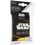 60+1 Sleeves Gamegenic 66x92 Star Wars Unlimited ART SLEEVES CARD BACK YELLOW Bustine Protettive
