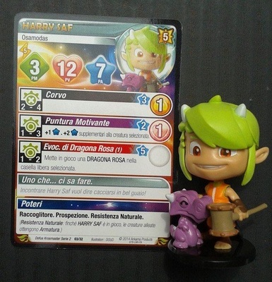 Krosmaster Arena Collection Serie 2 Harry Saf 03/32 Statuetta Carta Codice