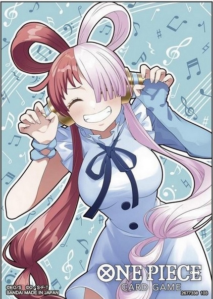 70 Sleeves Standard Bandai ONE PIECE UTA Bustine Protettive immagine 1