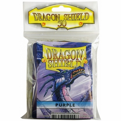 50 Deck Protector Sleeves Dragon Shield Magic STANDARD PURPLE Viola Bustine Protettive Buste