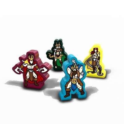 Barbarians: The Invasion 2Nd Edition - Kickstarter Version Meeples