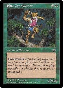 Elite Cat Warrior (No flavor text)