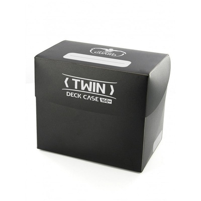 TWIN DECK CASE Ultimate Guard Magic BLACK 160+ NERO Porta Mazzo Mtg Box