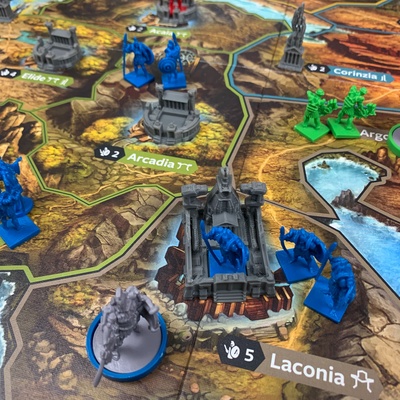 Lords of Hellas: Terrain 1 Deluxe 3D Scenario Città