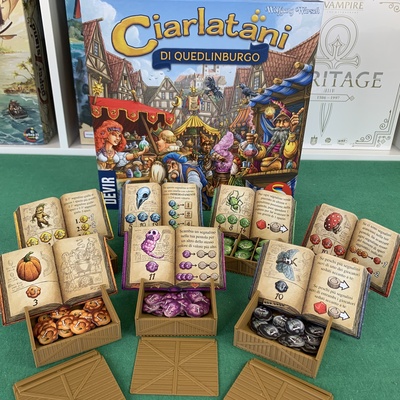 Ciarlatani di Quedlinburgo: Set Scatole Organizer 3D