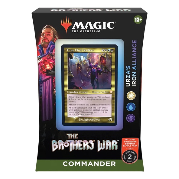 Mazzo Magic Commander BROTHERS' WAR URZA'S IRON ALLIANCE Deck Inglese immagine 1
