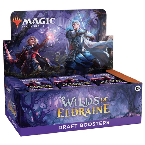 Draft Boosters Box Magic WILDS OF ELDRAINE 36 Buste Inglese immagine 1