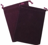 Cloth Dice Bag Small Chessex BURGUNDY Sacchetto di Stoffa per Dadi Piccolo Borgogna