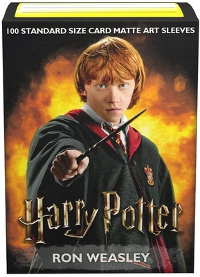100 Sleeves Dragon Shield Magic ART MATTE RON WEASLEY Bustine Protettive