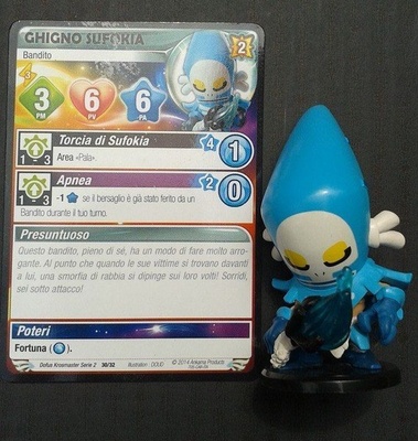 Krosmaster Arena Collection Serie 2 Ghigno Sufokia 30/32 Statuetta Carta Codice