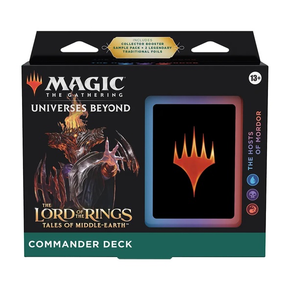 Mazzo Magic Commander TALES OF MIDDLE EARTH THE HOSTS OF MORDOR Deck Inglese immagine 1