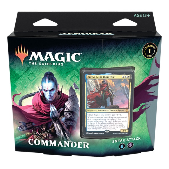 Mazzo Magic Commander ZENDIKAR RISING SNEAK ATTACK Deck ZNR Inglese immagine 1