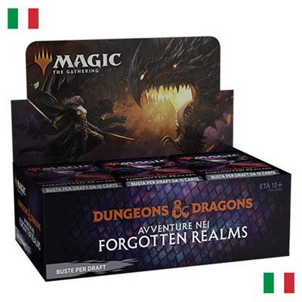 Box Magic FORGOTTEN REALMS 36 Buste Booster Italiano immagine 1