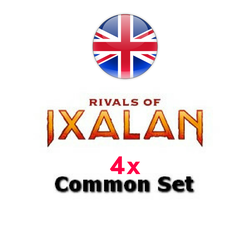 4x Set Comuni - Common Set Magic RIVALS OF IXALAN RIX Inglese