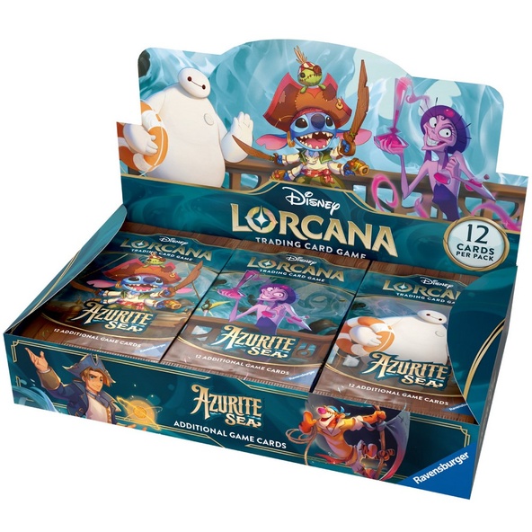 Lorcana - Azurite Sea - Box da 24 Booster Pack ENG immagine 1