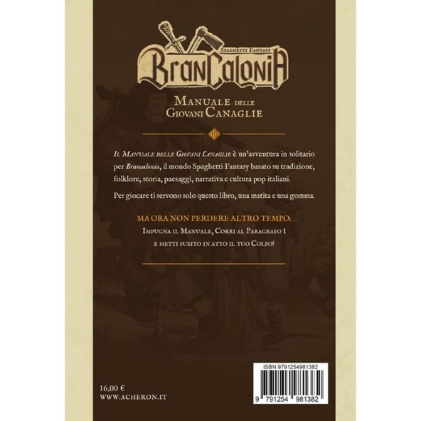Brancalonia - Manuale delle Giovani Canaglie Librogame immagine 2