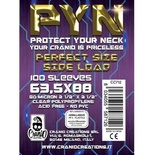 100 Sleeves PYN 63,5x88 Perfect Size Side Load Bustine Protettive