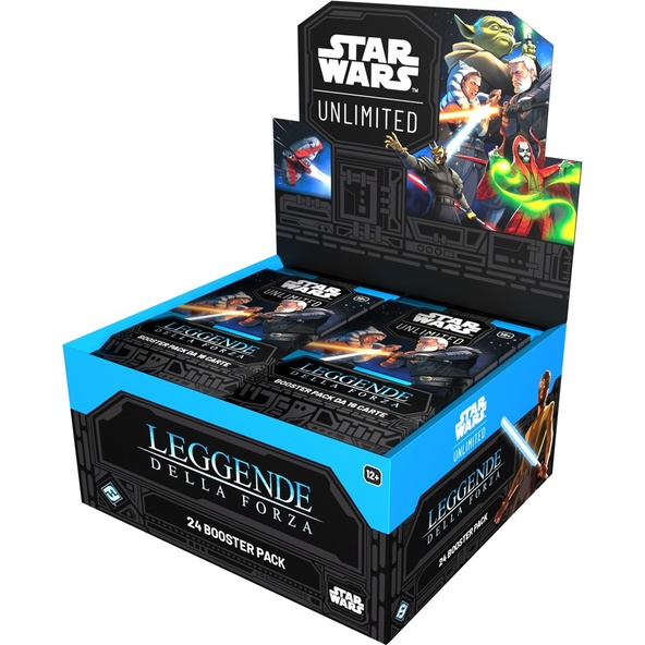 Star Wars Unlimited - Leggende della Forza: Box da 24 Booster Pack immagine 1