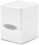 Deck Box Ultra Pro SATIN CUBE ARTIC WHITE Bianco Artico Porta Mazzo