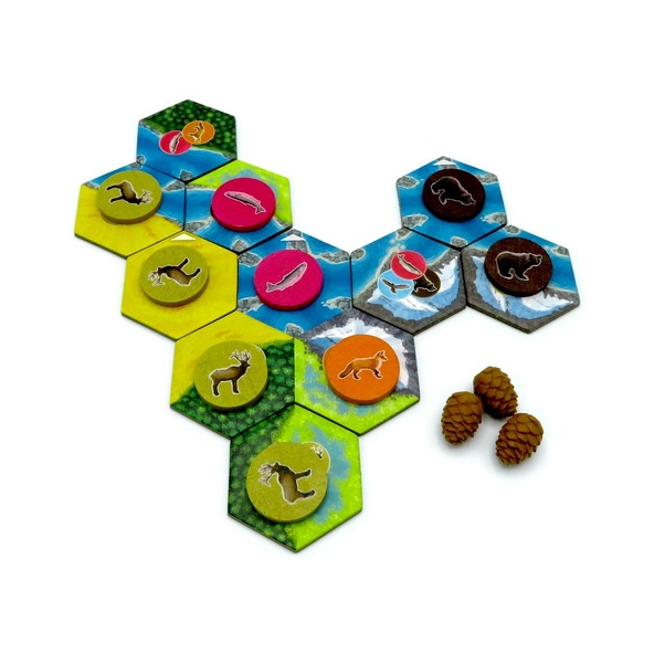 Cascadia: Set 25x Pigne 3D immagine 3