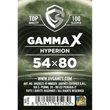 100 Sleeves Gamma X HYPERION 54x80 Bustine Protettive