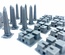 Ankh: Set Terrain 3D 30x Monumenti