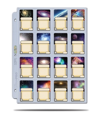 16 Pocket Pages Ultra Pro PLATINUM SERIES CLEAR Trasparente Fogli X-Wing