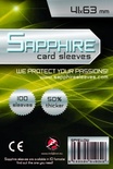 100 Sleeves Sapphire MINI USA 41x63 Bustine Protettive x Giochi da Tavolo