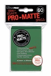 60 Deck Protector Sleeves Ultra Pro YuGiOh PRO MATTE SMALL GREEN Verde Bustine Protettive Buste