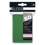 50 Sleeves Ultra PRO GLOSS Standard GREEN Bustine Protettive Verde