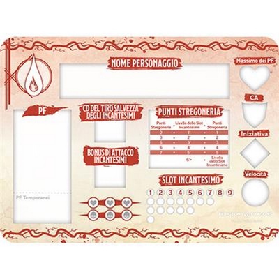 Dungeons & Dragons D&D: Set Segnalini dello Stregone