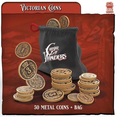 Chamber of Wonders: Monete VIttoriane in Metallo + Bag