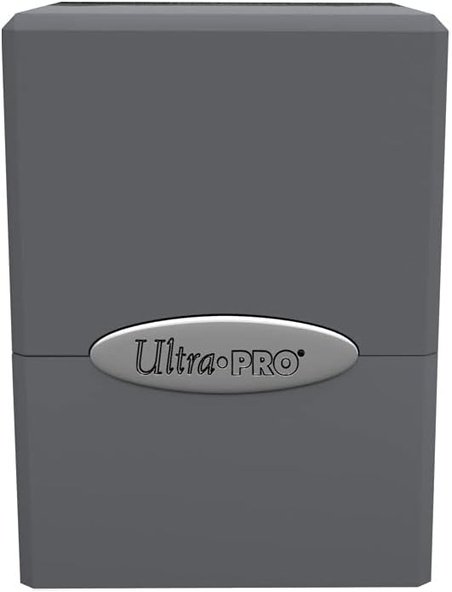 Deck Box Ultra Pro SATIN CUBE SMOKE GREY Grigio Porta Mazzo immagine 1