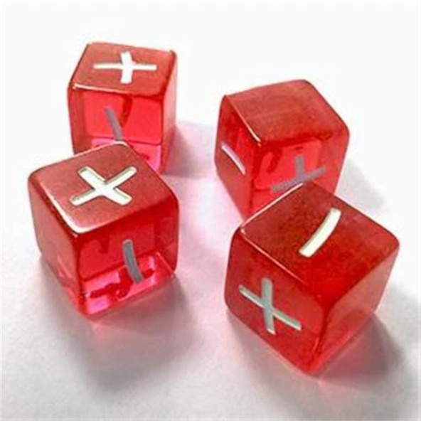 Fate - Set di Dadi (Rosso) immagine 1