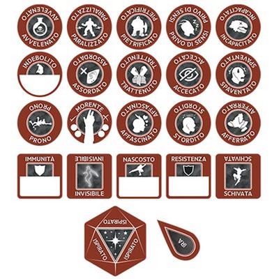 Dungeons & Dragons D&D: Set Segnalini del Barbaro