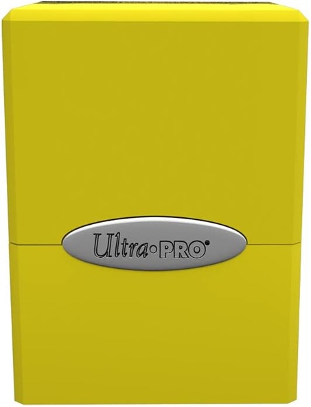Deck Box Ultra Pro SATIN CUBE LIGHT YELLOW Giallo Porta Mazzo immagine 1