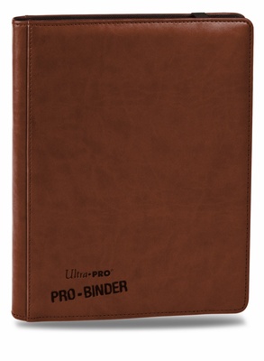 Album Ultra Pro PRO BINDER PREMIUM BROWN Marrone Raccoglitore 9 Tasche 20 Pagine