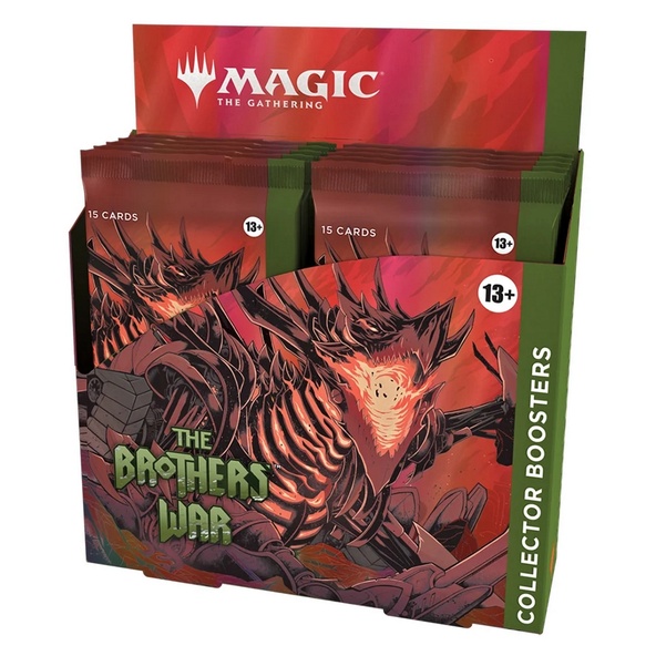 Collector Boosters Box Magic BROTHERS' WAR 12 Buste Inglese immagine 1