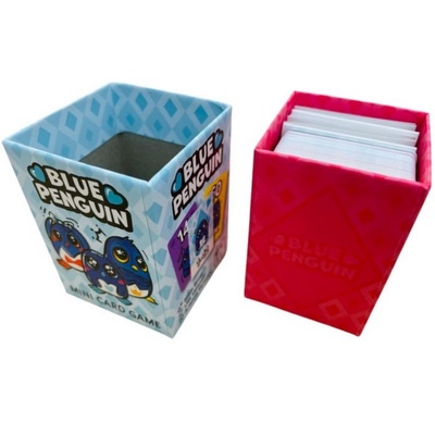 Mini Card Game - Blue Penguin