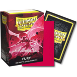 100 Sleeves Dragon Shield Standard MATTE DUAL FURY Bustine Protettive