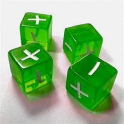 Fate - Set di Dadi (Verde)