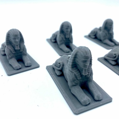 Ankh: Set 5x Sfingi 3D