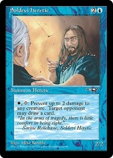 Soldevi Heretic (Blue Robe)