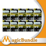 Bundle 10x packs - 100 Sleeves Sapphire 7 WONDERS 65x100