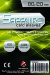 100 Sleeves Sapphire GOLD DIXIT 80x120 Bustine Protettive x Giochi da Tavolo