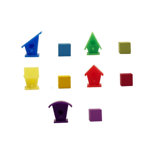 Wingspan: 40x Action Marker Deluxe Casette Uccelli Token immagine 2