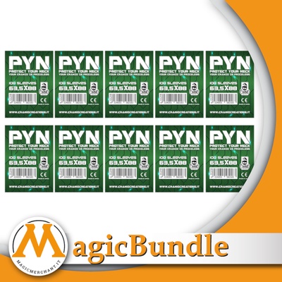 Bundle 10x packs - 100 Sleeves PYN 63,5x88